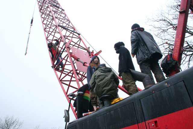 Crane occupied, 16.1.07